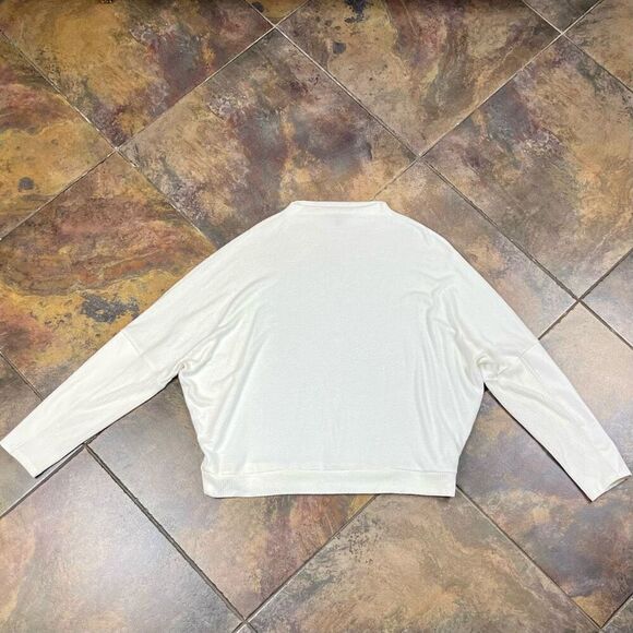 Express Dolman Faux Leather Accent Sleeve Sweater XL - Picture 5 of 14